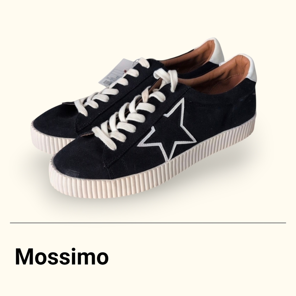 Mossimo Supply Co. Men's Black Sneakers with White Trim